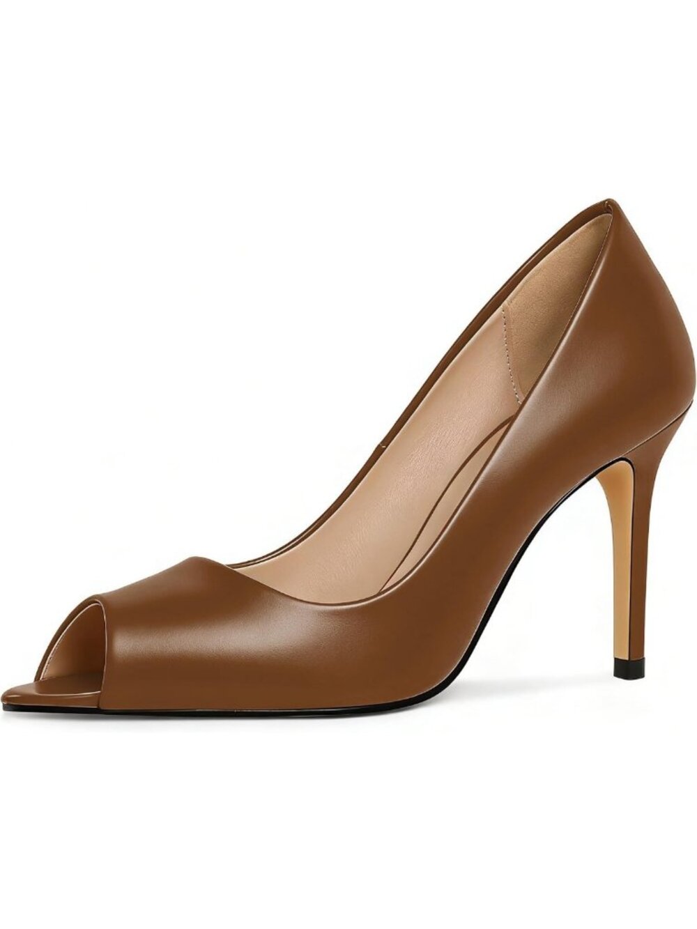 Chic Peep Toe Stiletto Heels - 3.5 Inch Dress Pumps for Elegant Style